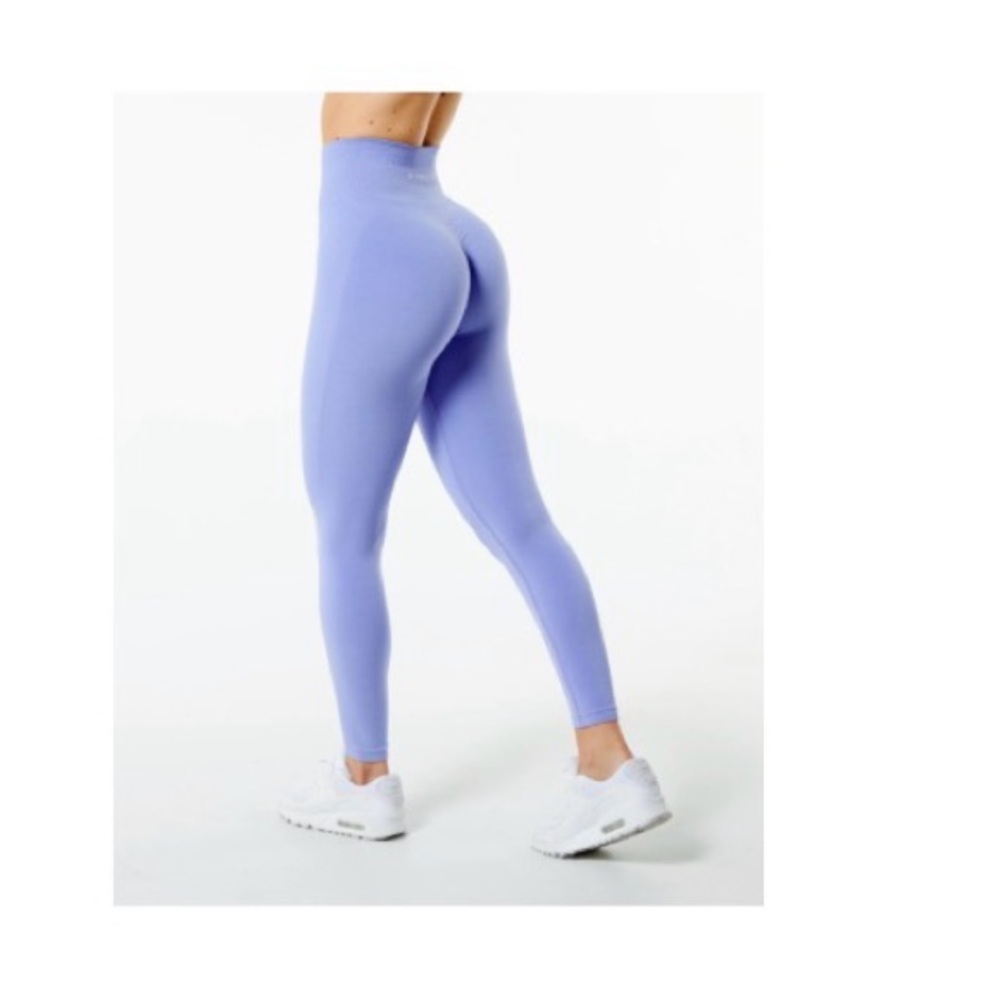 New Alphalete Women's digital violet High-Waisted High Rise Leggings Amplify S